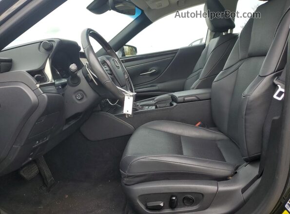58ADZ1B16MU095394 2021 LEXUS ES Black Widok wnętrza z przodu