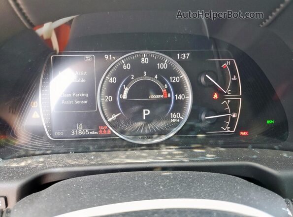 58ADZ1B16MU099218 2021 LEXUS ES Gray Instrument cluster view