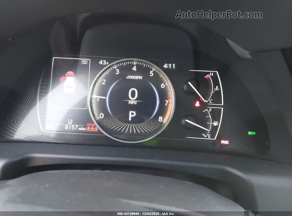 58ADZ1B17SU196344 2025 LEXUS ES 350 Белый Вид задних сидений