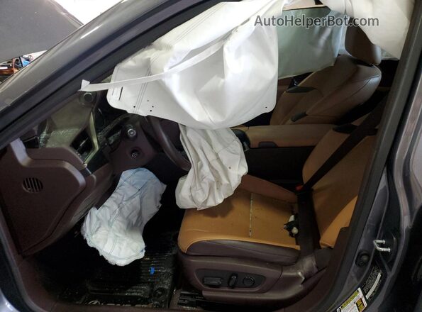 58ADZ1B18LU076392 2020 LEXUS ES Charcoal Вид салону спереду