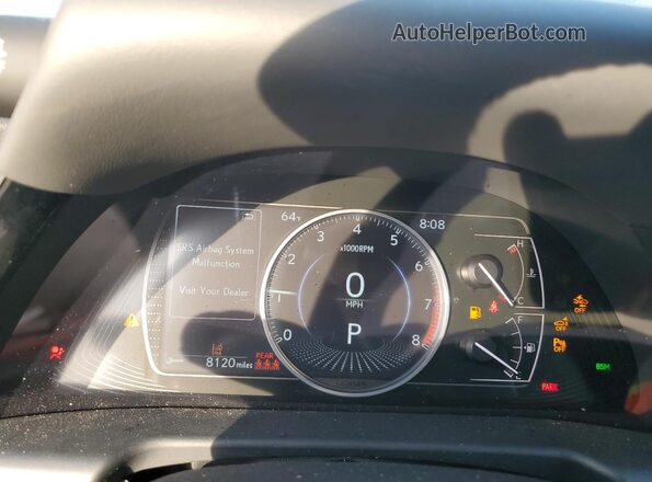 58ADZ1B18PU157012 2023 LEXUS ES Silver Instrument cluster view