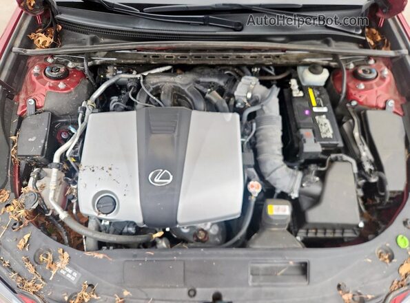 58ADZ1B19LU071914 2020 LEXUS ES Red Vista interior trasera