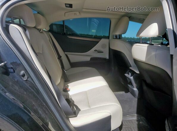 58ADZ1B19PU141725 2023 LEXUS ES Black Vista de los asientos traseros