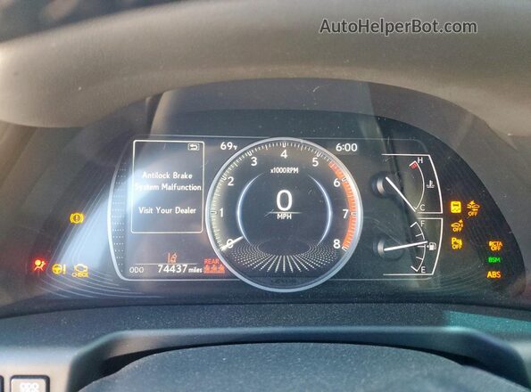58ADZ1B19PU141725 2023 LEXUS ES Black Vista del cuadro de instrumentos