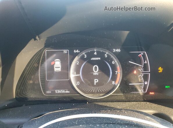 58AEZ1B10LU076570 2020 LEXUS ES White Вид щитка приладів