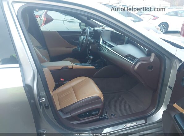 58AFZ1B19LU068388 2020 LEXUS ES 350 Серый Вид салона спереди