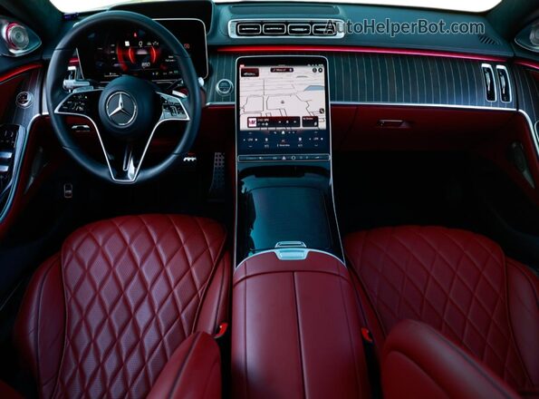 W1K6G7GB1NA142175 2022 MERCEDES-BENZ S Белый Вид задних сидений