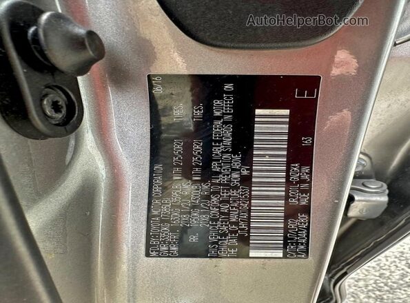 JTJHY7AX1G4215337 2016 LEXUS LX Gray 