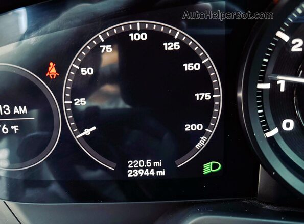 WP0CB2A93LS262748 2020 PORSCHE 911 Черный Вид щитка приборов