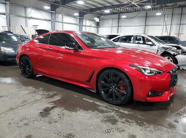 JN1FV7LL8MM560392 2021 INFINITI Q60 Red Вид спереду