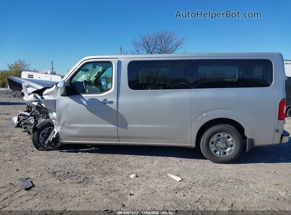 5BZAF0AA8KN852290 2019 NISSAN NV PASSENGER NV3500 HD Silver Սալոնի 360 աստիճան տեսք