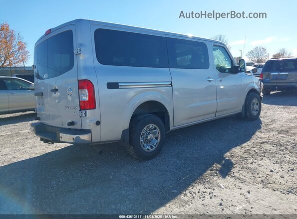 5BZAF0AA8KN852290 2019 NISSAN NV PASSENGER NV3500 HD Silver Հետևի աջ