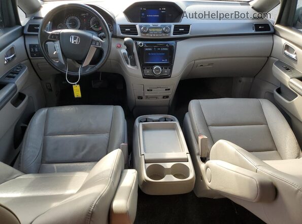 5FNRL5H64HB005302 2017 HONDA ODYSSEY Gray Вид панелі приладів