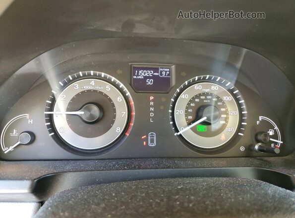 5FNRL5H64HB005302 2017 HONDA ODYSSEY Gray Вид щитка приладів