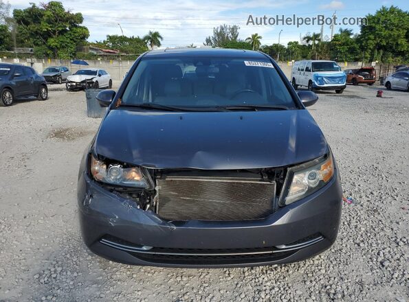 5FNRL5H64HB005302 2017 HONDA ODYSSEY Gray Вид спереду