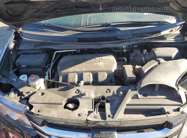 5FNRL5H94HB009506 2017 HONDA ODYSSEY Black Vista del compartimento del motor