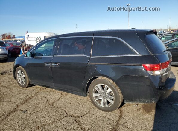 5FNRL5H94HB009506 2017 HONDA ODYSSEY Black Trasero izquierdo