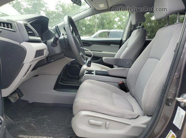 5FNRL6H22LB005729 2020 HONDA ODYSSEY Gray Widok wnętrza z przodu