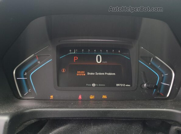 5FNRL6H22LB005729 2020 HONDA ODYSSEY Gray Widok zestawu wskaźników