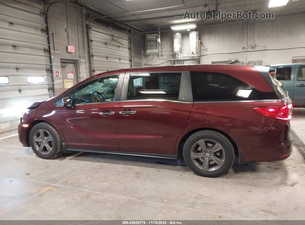 5FNRL6H51MB007015 2021 HONDA ODYSSEY Burgundy 