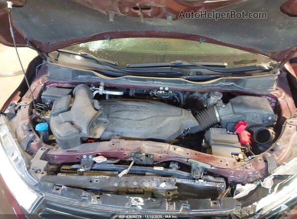 5FNRL6H51MB007015 2021 HONDA ODYSSEY Burgundy Հետևի տեսք