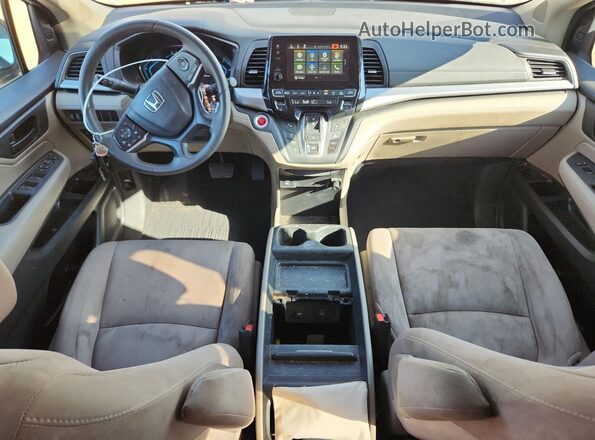 5FNRL6H51MB014921 2021 HONDA ODYSSEY White Вид панелі приладів