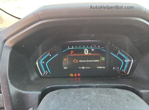 5FNRL6H51MB014921 2021 HONDA ODYSSEY White Вид щитка приладів