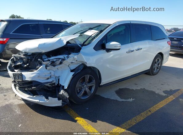5FNRL6H51NB053462 2022 HONDA ODYSSEY Белый Передняя левая четверть