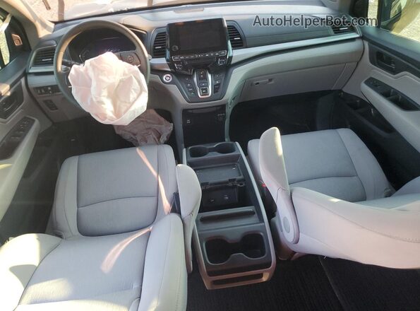 5FNRL6H52NB022978 2022 HONDA ODYSSEY Black Widok deski rozdzielczej