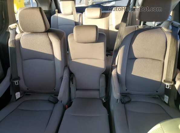 5FNRL6H52NB022978 2022 HONDA ODYSSEY Black Widok tylnych siedzeń