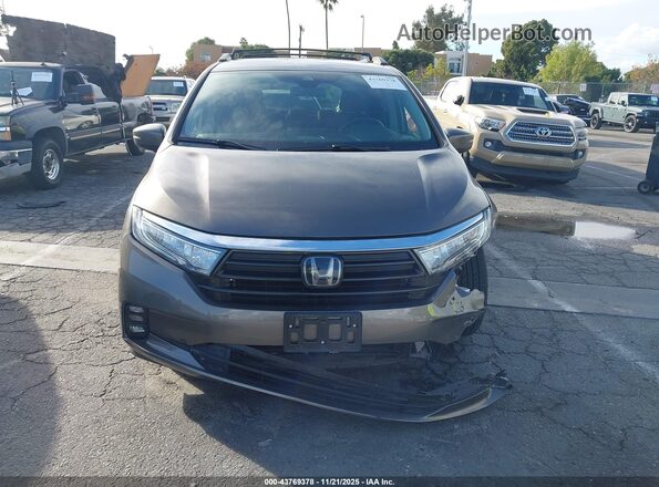 5FNRL6H53NB031074 2022 HONDA ODYSSEY Gray Вид щитка приладів