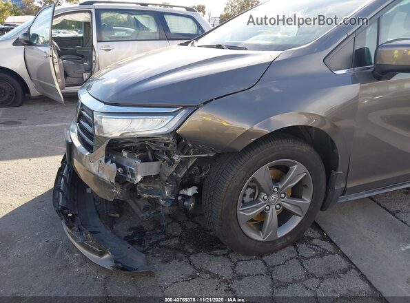 5FNRL6H53NB031074 2022 HONDA ODYSSEY Gray Вид спереду