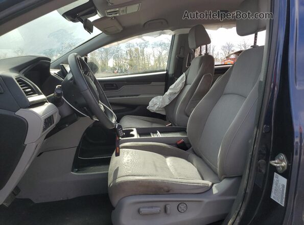 5FNRL6H54LB013745 2020 HONDA ODYSSEY Blue Widok wnętrza z przodu