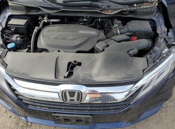5FNRL6H54LB013745 2020 HONDA ODYSSEY Blue Widok komory silnika