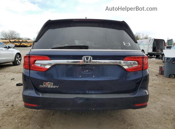 5FNRL6H54LB013745 2020 HONDA ODYSSEY Blue Widok z tyłu