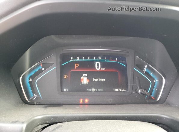 5FNRL6H54LB013745 2020 HONDA ODYSSEY Blue Widok zestawu wskaźników