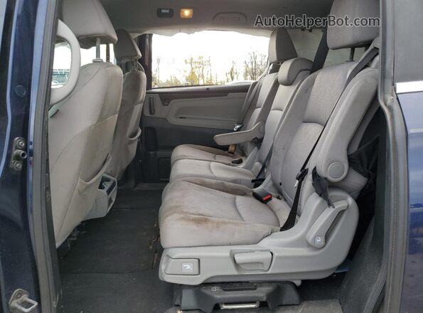 5FNRL6H54LB013745 2020 HONDA ODYSSEY Blue Widok wnętrza z tyłu