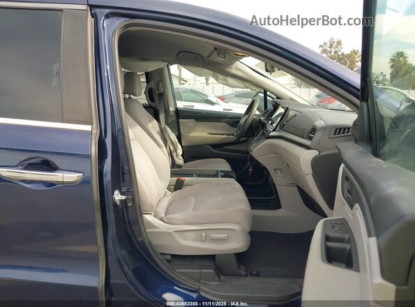 5FNRL6H56NB005746 2022 HONDA ODYSSEY Blue Սալոնի դիմացի տեսք