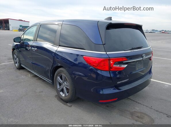 5FNRL6H56NB005746 2022 HONDA ODYSSEY Blue Հետևի ձախ