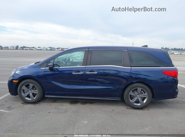 5FNRL6H56NB005746 2022 HONDA ODYSSEY Blue Սալոնի 360 աստիճան տեսք