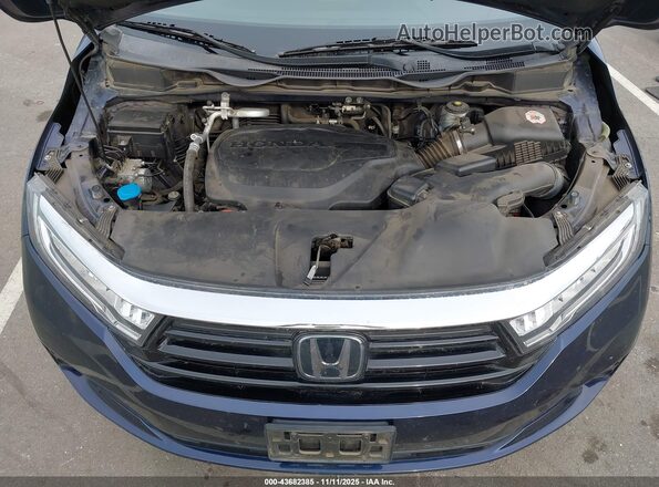 5FNRL6H56NB005746 2022 HONDA ODYSSEY Blue Հետևի տեսք