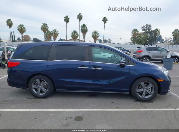 5FNRL6H56NB005746 2022 HONDA ODYSSEY Blue Սալոնի հետևի տեսք