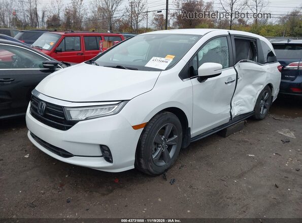 5FNRL6H57NB033264 2022 HONDA ODYSSEY White Передня ліва чверть