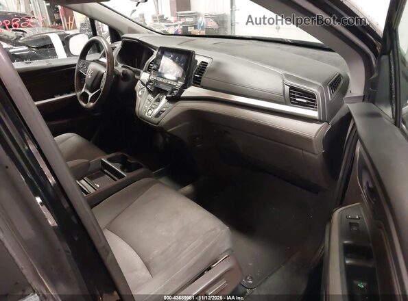 5FNRL6H59LB050354 2020 HONDA ODYSSEY Black Front interior view