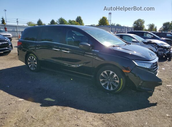 5FNRL6H61RB033033 2024 HONDA ODYSSEY Black Przód prawy