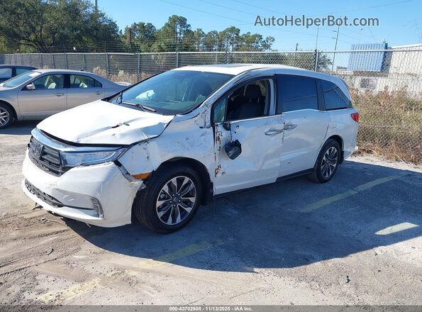 5FNRL6H61RB069417 2024 HONDA ODYSSEY White წინა მარცხენა ხედი სამი მეოთხედიდან