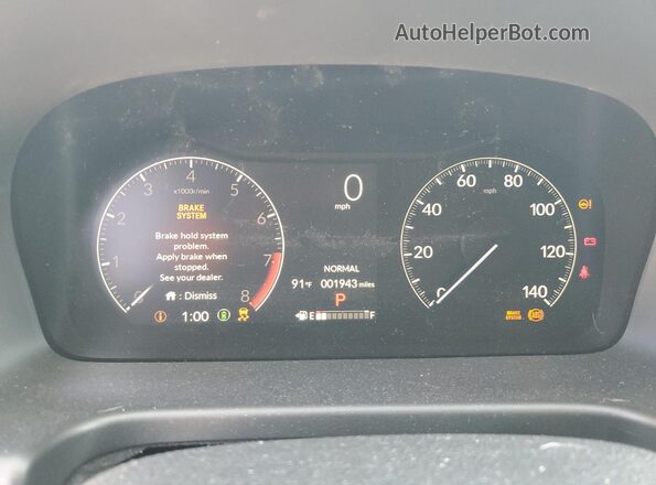 5FNRL6H61SB070492 2025 HONDA ODYSSEY Charcoal ხელსაწყოთა პანელის ხედი