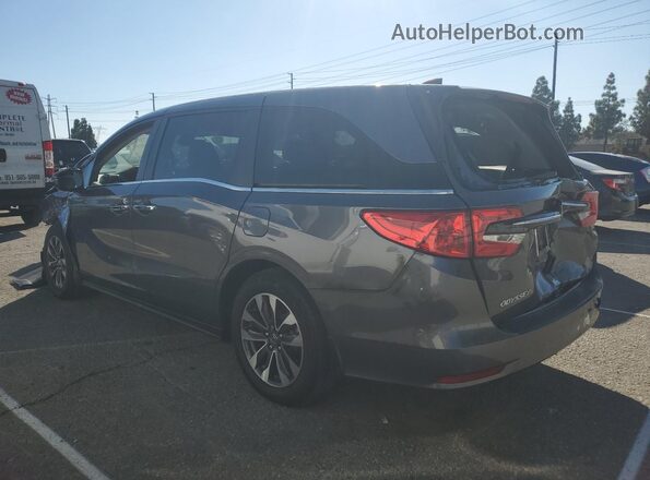 5FNRL6H64RB069069 2024 HONDA ODYSSEY Charcoal Հետևի ձախ