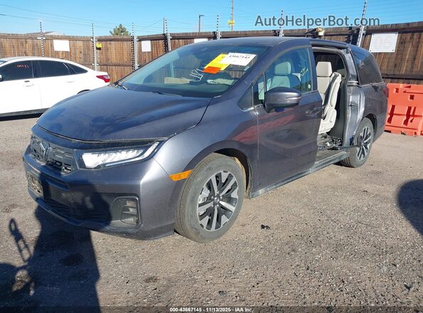 5FNRL6H64SB073676 2025 HONDA ODYSSEY Gray Передня ліва чверть