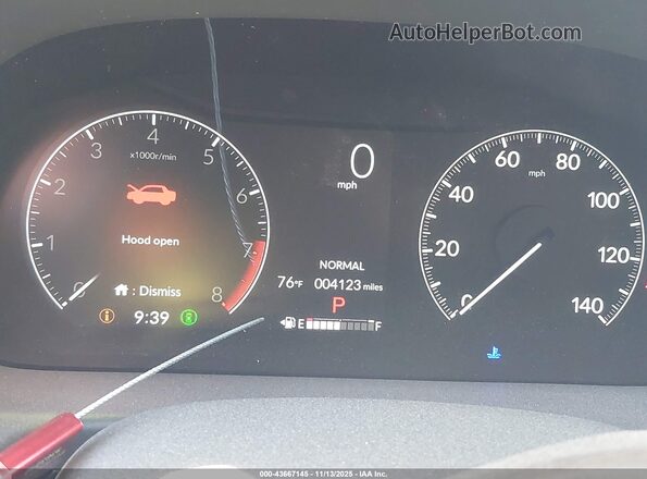 5FNRL6H64SB073676 2025 HONDA ODYSSEY Gray Вид задніх сидінь